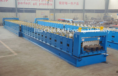Petit pain de production de plancher de Decking de Huachen formant la ligne machine de plancher de plate-forme de qualité de /high