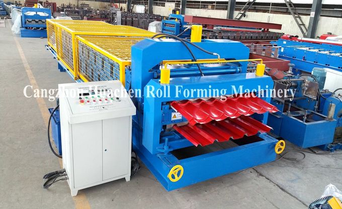 1250 millimètres ont galvanisé le petit pain de feuille formant la puissance de la machine 5.5kw, machine de sidérurgie de tuile