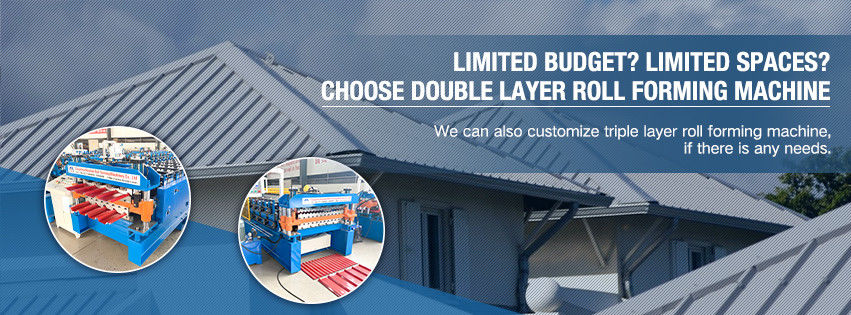 petit pain de feuille de toiture formant la machine