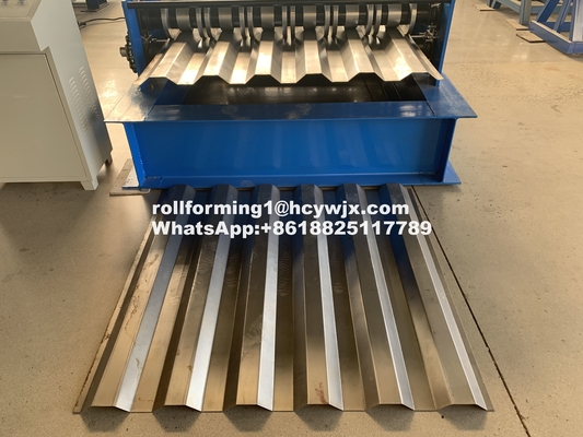 1.5 pouces Machines de formage de rouleaux en acier à double rangée pour profilés latéraux de conteneurs maritimes