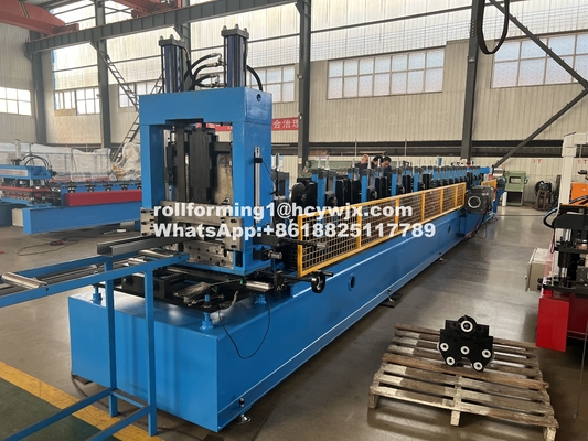 Un clic CZ Purlin Interchange Roll formant machine à chaîne Drive