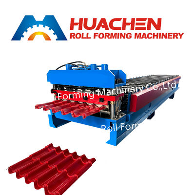 Machine de formage à froid de tôle de toit en acier ondulé de couleur, à vendre