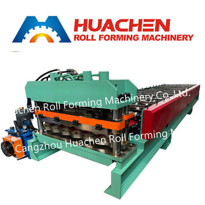 Machine de formage de rouleaux de profilés de toiture en tôle métallique d'acier ondulé