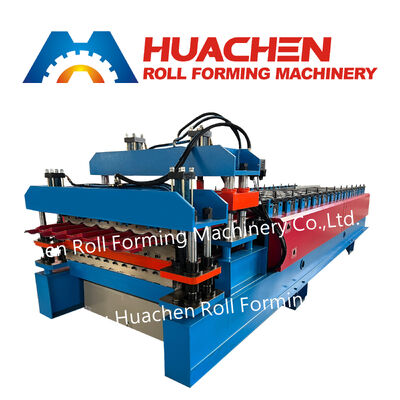 Machine de formage à froid de toit en acier de tuile ondulée