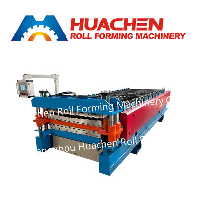 High Quality and Frequency Automatic Roof Color Steel Sheet Metal Roll Forming Machine