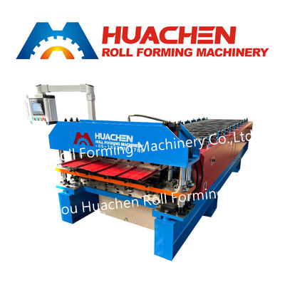 Machine de formage de rouleaux de fabrication de tôles de fer de toit ondulé en zinc avec prix d'usine