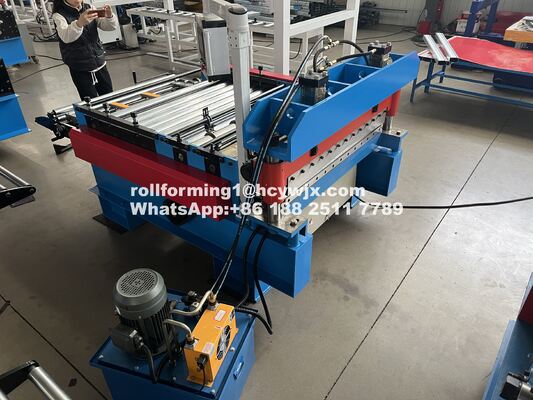 Machine de nivellement et de coupe de tôles métalliques d'une épaisseur de 1 mm pour une largeur de 1000 mm à 1250 mm