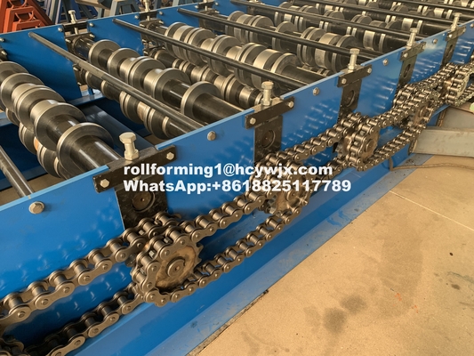 1.5 pouces Machines de formage de rouleaux en acier à double rangée pour profilés latéraux de conteneurs maritimes