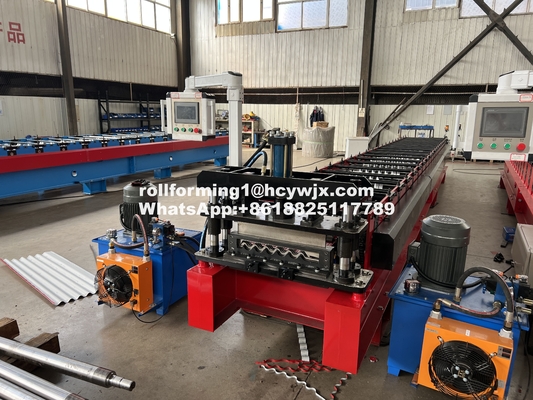 Machine de formage de rouleaux ondulés robustes et efficaces avec base de machine à faisceau H