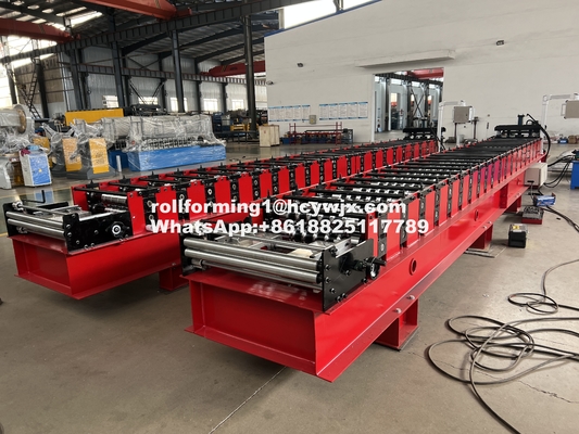 Machine de formage de rouleaux ondulés robustes et efficaces avec base de machine à faisceau H