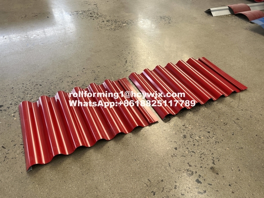 Machine de formage de rouleaux ondulés robustes et efficaces avec base de machine à faisceau H