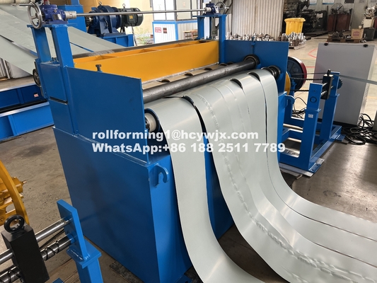 Machine de découpe à fente contrôlée par PLC pour matières premières GI / PPGI