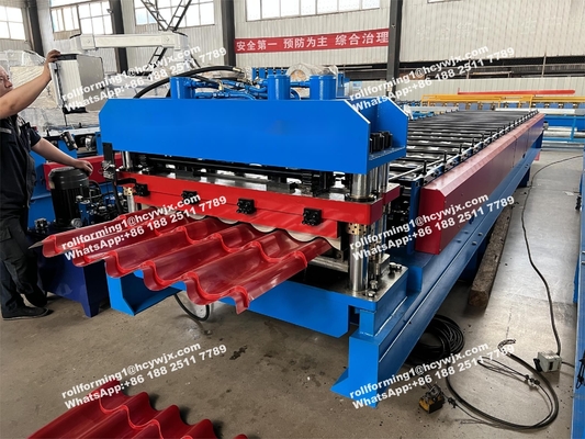PPGI Matériau GI en acier couleur pour la machine de formage de rouleaux de tuiles vitrées