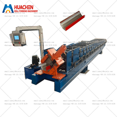 Vente à chaud de la machine à gouttière de toit de pluie de collecte de gouttière de fabrication de la machine haute performance