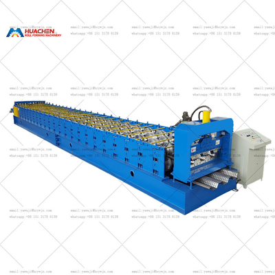 Précisé de bonne qualité de revêtement en acier feuille de plancher de revêtement en rouleau formant machine de fabrication automatisée