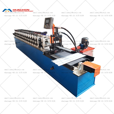 Machine de formage à rouleaux de porte à volets en acier de couleur 15 m/min