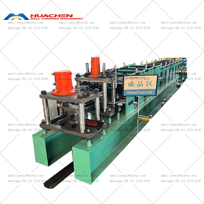 Contrôle PLC C Machine de formage de rouleaux de purlin avec 14 à 18 stations à rouleaux