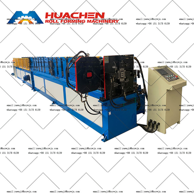La machine de formage de rouleaux à gouttière en acier avec coude