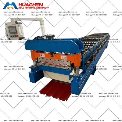 Machine de formage de rouleaux de toit en métal à côtes élevées avec matériau PPGI / GI et largeur de 925 mm