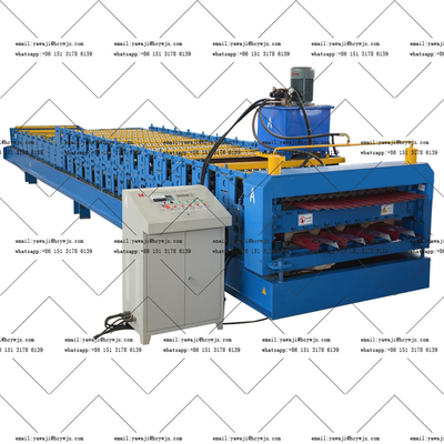 Machine de formage à rouleaux à double pont à chaîne pour une largeur de matériau de 1250 mm en peu de temps