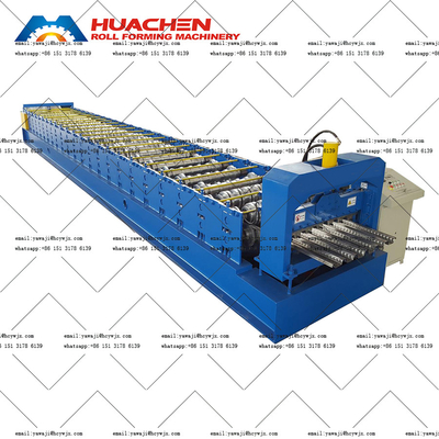 Échafaudage de marche de planche de plancher en acier, machine de formage de rouleaux de plancher, machine de fabrication de feuilles de panneaux de pieds, échafaudage de planches