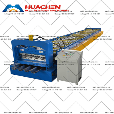 Machine de fabrication de carreaux de plancher en acier usagé, contrôlée par PLC, machine de formage de rouleaux de revêtements de toits avec composant moteur de base