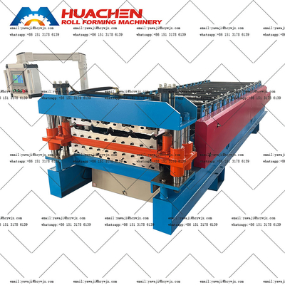 Machine de formage à rouleaux à double couche de silo métallique professionnel