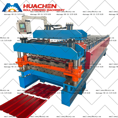 Machine de formage à double couche de feuille de panneau de toiture pour PPGI / GI