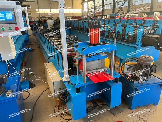 20 Système de commande de la station à rouleaux Contrôle PLC Machine de formage de rouleaux en acier froid pour mur