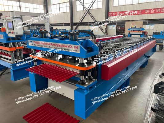 Le silo en acier PPGI a ridé le petit pain formant la machine pour la feuille de toit de 0.7mm