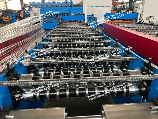 Le silo en acier PPGI a ridé le petit pain formant la machine pour la feuille de toit de 0.7mm