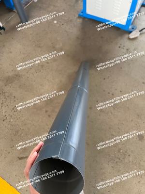 L'acier de l'eau de pluie sifflent vers le bas le petit pain formant la machine 380V 50Hz 3 phases