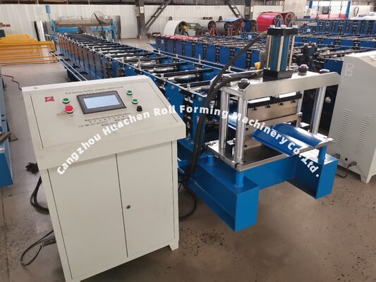 Machine à former des rouleaux à froid pour toits en acier
