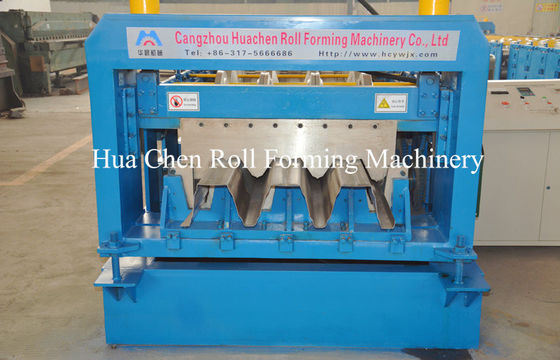 Machine de formage de rouleaux de pont métallique de 1,2 mm d'épaisseur, 28T, avec 1 an de garantie pour la production de ponts de plancher