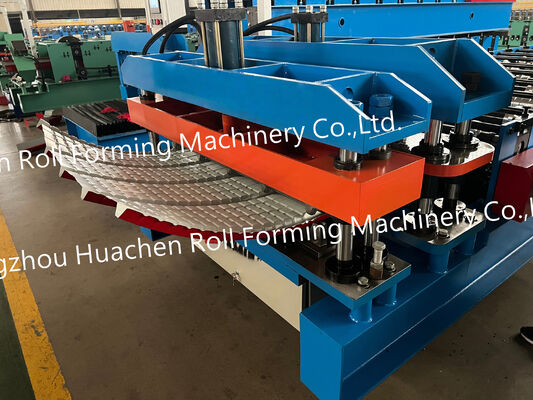 Metal steel tile roof panel sheet forming machine - An automatic machine for use on roofs and walls
