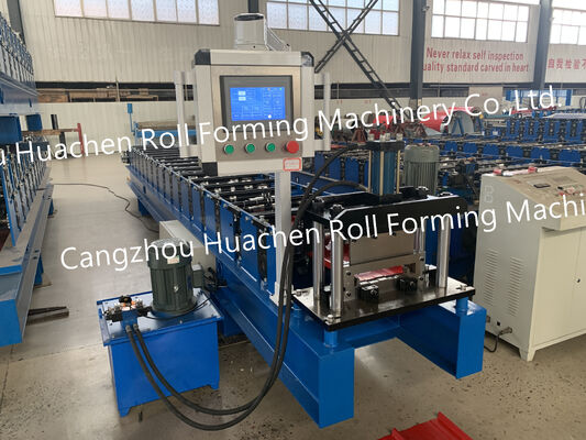 Une machine de fabrication de tuiles/machine de formage de panneaux de toit qui utilise le processus de laminage de bobines métalliques