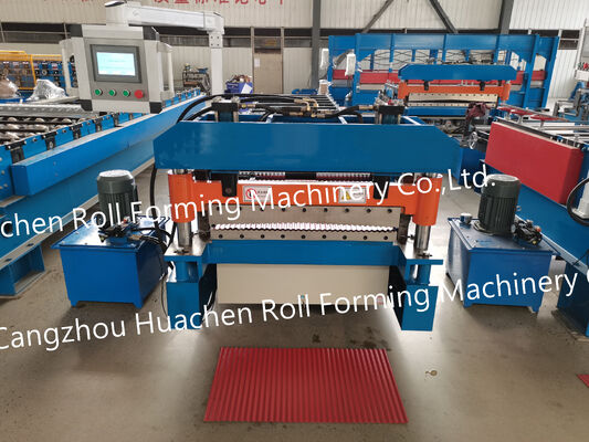 Machine de formage de panneaux de toiture trapézoïdaux / de panneaux muraux / machine de fabrication de carreaux