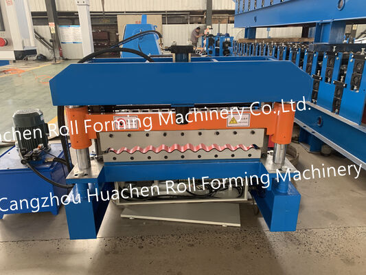 Machine de formage de plaques de plaques de toit trapézoïdal