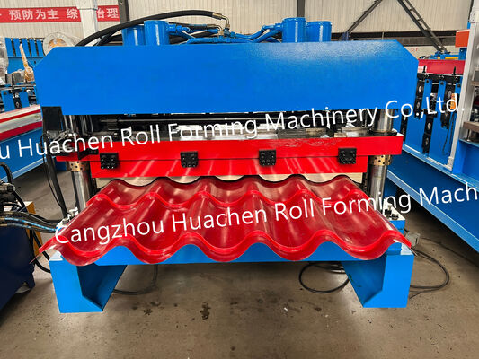 Machine de formage à froid de tôle de toit en acier ondulé de couleur, à vendre
