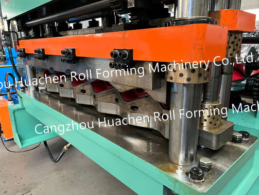 Machine de formage de rouleaux de profilés de toiture en tôle métallique d'acier ondulé