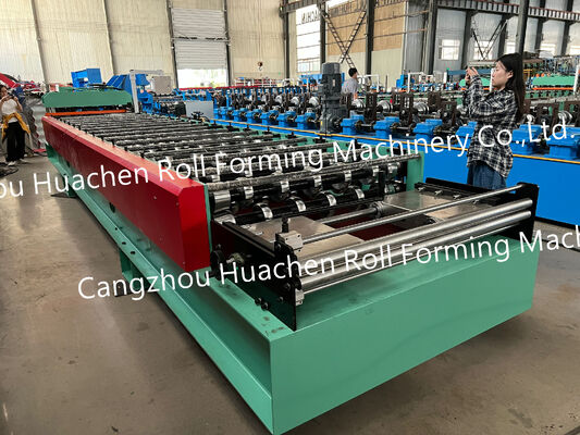 Machine de formage de rouleaux de profilés de toiture en tôle métallique d'acier ondulé