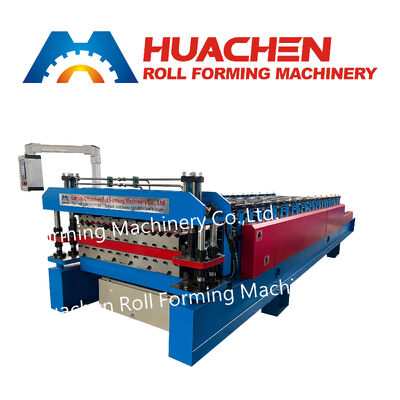 Machine de fabrication de panneaux de toiture en tôle d'acier de haute qualité / Machine de formage de tuiles vitrées à double couche