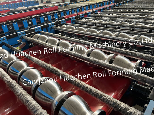 Machine automatique de formage de rouleaux de carreaux vitrés à double couche et de panneaux de toiture
