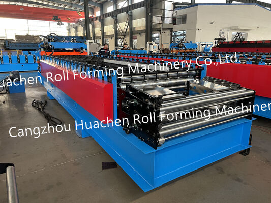 Machine de formage à froid de toit en acier de tuile ondulée