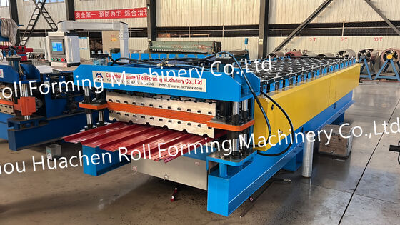Machine de formage de rouleaux de toiture à double couche Ibr & Step