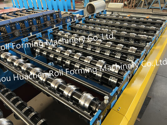 Machine de formage de rouleaux de toiture à double couche Ibr & Step