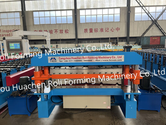 Fabrication de tôles de toiture ondulées en métal de Putai PPGI / PPGL / Gi / Gl Zinc Steel Roofing Tile Roll Forming Machine