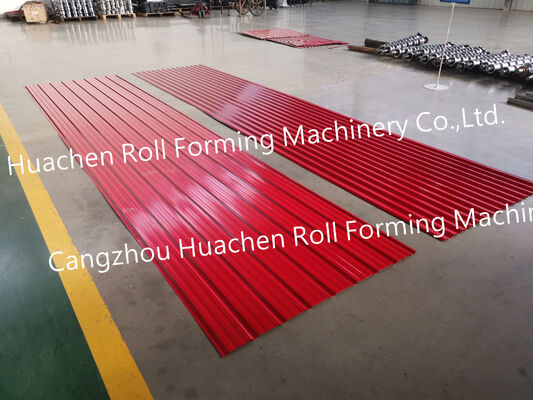 Trapézoïdale ondulée vitrée étape Carreaux de presse de toit Roofing Sheet Roll Ex-formage de faire machine Machinery Prix du fabricant