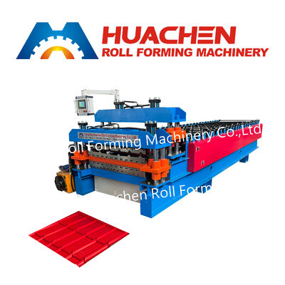 Vente à chaud de tôle de toiture en fer ondulé machine de formage de rouleaux machine de fabrication de tuiles en acier