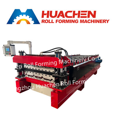 Machine de formage par courbure à froid de toit ondulé à bobine d'acier de haute qualité